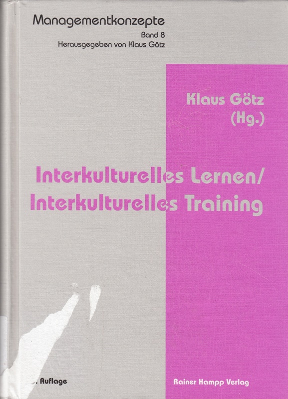 Interkulturelles Lernen /Interkulturelles Training (Managementkonzepte)