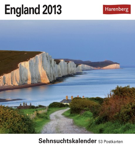 England 2013: Sehnsuchts-Kalender. 53 heraustrennbare Farbpostkar
