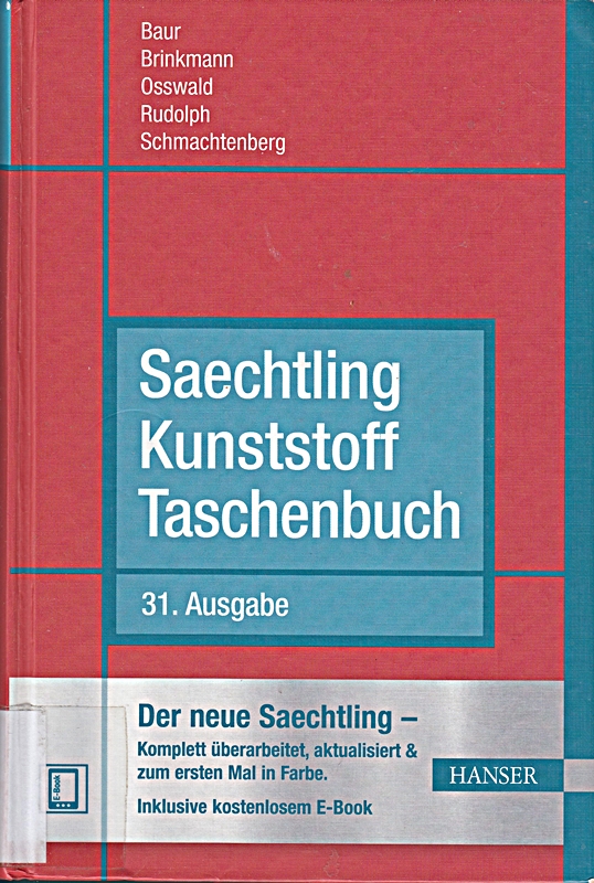 Saechtling Kunststoff Taschenbuch: Inklusive kostenlosem E-Book und Glossary in 7 Sprachen zum Download