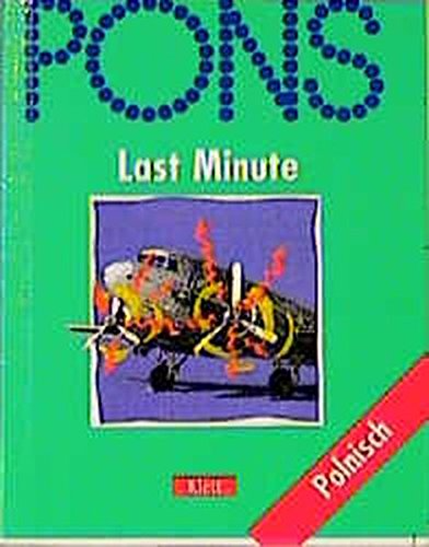 PONS Last Minute Sprachführer, Polnisch [Broschiert] [1996]