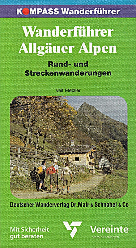 Kompass Wanderführer, Allgäuer Alpen, Oberallgäu, Ostallgäu