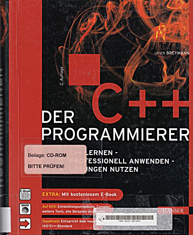 Der C++ Programmierer. C++ lernen - Professionell anwenden - Lösungen nutzen. Mit CD